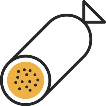 Salami Vector Icon Design