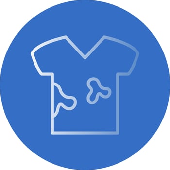 Dirty clothes Vector Icon Design