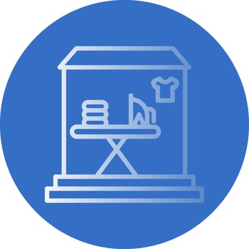 Laundry shop Vector Icon Design