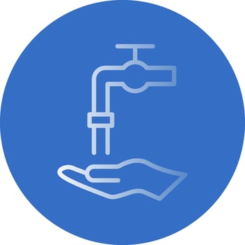 Hand wash Vector Icon Design