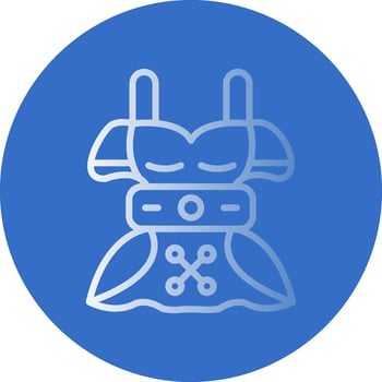 Dirndl Vector Icon Design