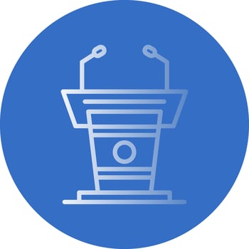 Podium Vector Icon Design