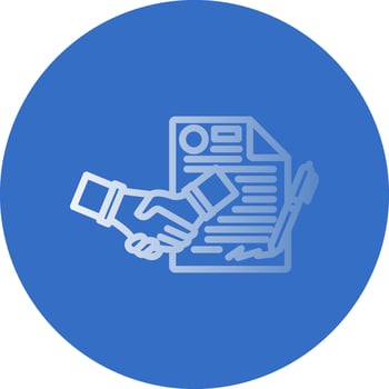 Contract Vector Icon Design
