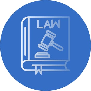 Law book Vector Icon Design