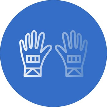 Gloves Vector Icon Design