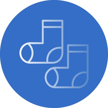 Socks Vector Icon Design
