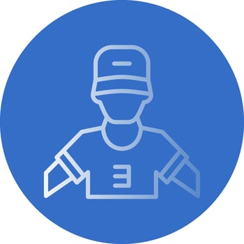 Player Vector Icon Design