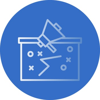 Marketing plan Vector Icon Design
