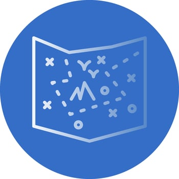 Map Vector Icon Design