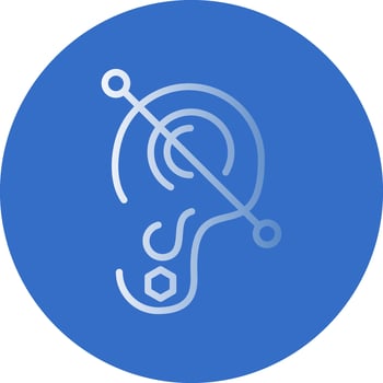 Percing line Vector Icon Design