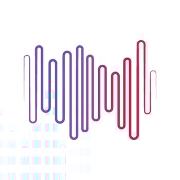 sound wave icon vector