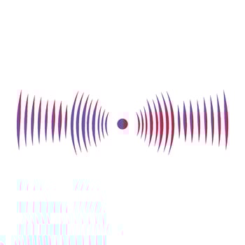 sound wave icon vector