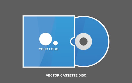 Best quality CD cassette vector