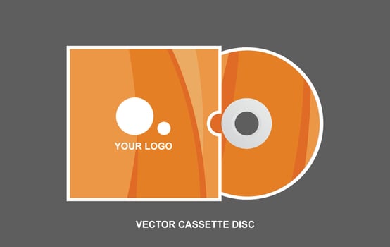 Best quality CD cassette vector