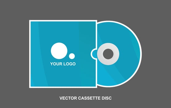 Best quality CD cassette vector