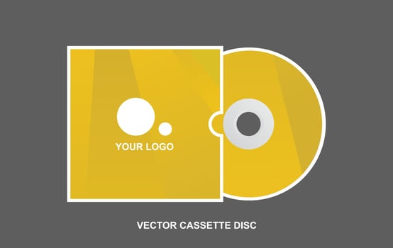 Best quality CD cassette vector
