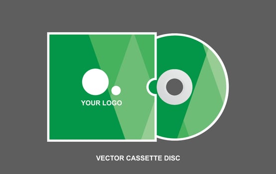 Best quality CD cassette vector