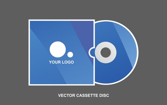 Best quality CD cassette vector