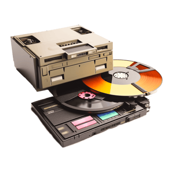 Vintage CD Player Composition png