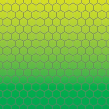 hexagon gradient green and yellow abstract petern background premium and modern suitable for social media vector