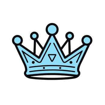 A Symbol of Power An Image of a Majestic and Regal Crown Logo vector
