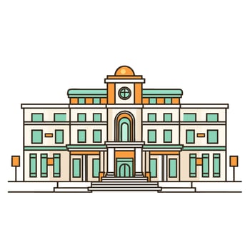 The Luxury of Home An Image of an Elegant and Sophisticated Villa Logo vector