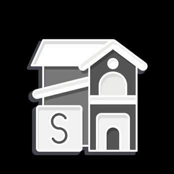 Icon Rent Room. related to Accommodations symbol. glossy style. simple design editable. simple illustration vector