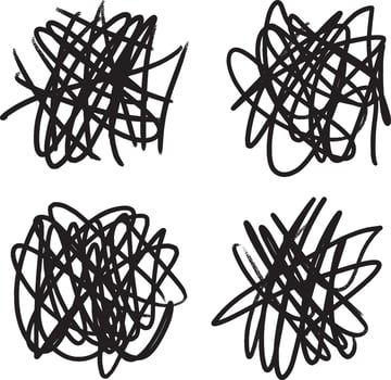 Vintage paint strokes, great design for any purposes. vector