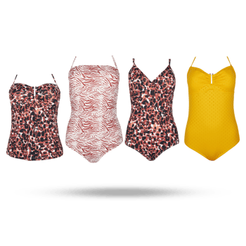 Women's swimwear set Cut out, isolated transparent background png