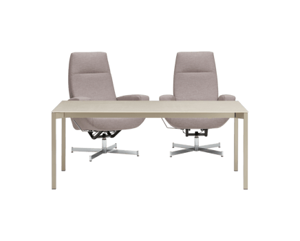desk and chair Cut out, isolated transparent background png