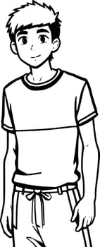 vector illustration of man cartoon