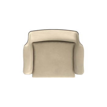 Armchair for home and office on a transparent background. isolated object png. 3D rendering png