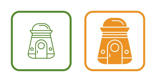 Space Capsule Vector Icon