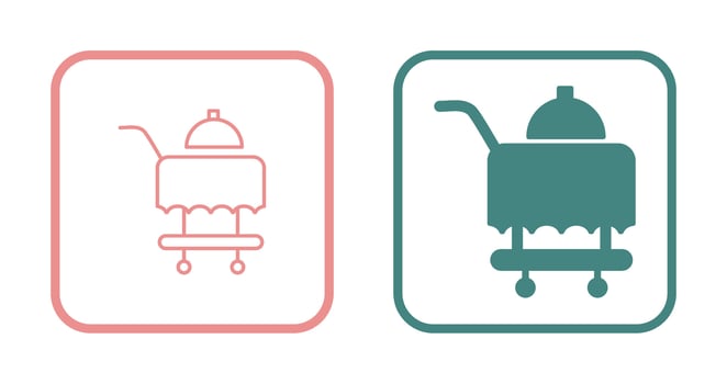 Room Service Vector Icon