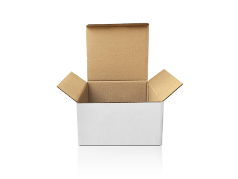 Open Empty Cardboard Box, transparent background png