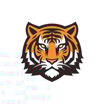 tiger logo mascot vector template illustration