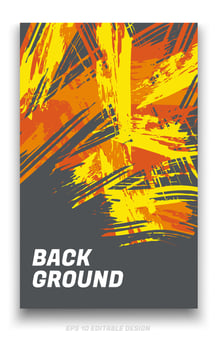 Abstract grunge background cover design with brush strokes concept. Design element for posters, magazines, book covers, brochure template, flyer, presentation. vector