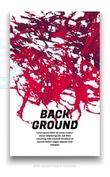 Abstract grunge background cover design with brush strokes concept. Design element for posters, magazines, book covers, brochure template, flyer, presentation. vector
