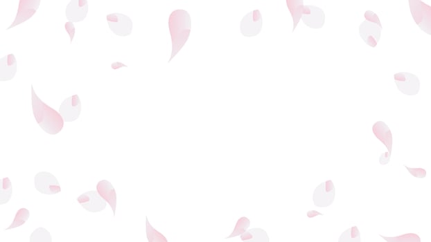 Nature background with blossoming branch of pink cherry blossoms vector illustration suitable for cosmetic background