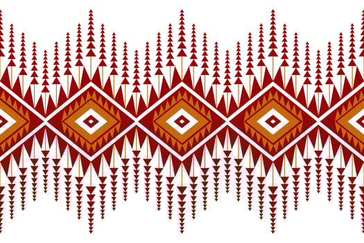 Ethnic geometric seamless pattern. Design for fabric, clothes, decorative paper, wrapping, embroidery, illustration, vector, tribal patter vector