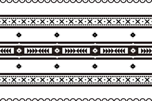 Ethnic geometric seamless pattern. Design for fabric, clothes, decorative paper, wrapping, embroidery, illustration, vector, tribal patter vector