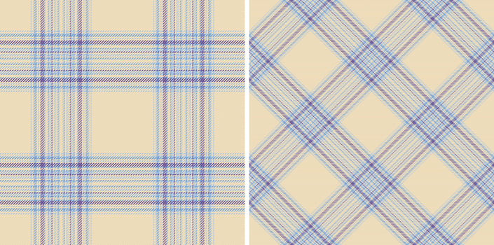 Textile plaid check of tartan vector fabric with a seamless pattern texture background.