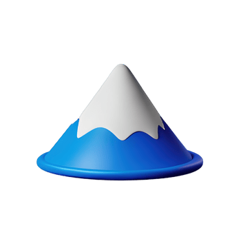 Mountain 3D Illustration png