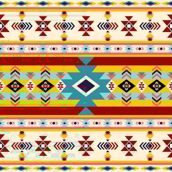 geometric ethnic pattern Can be used in fabric design for background, wallpaper, carpet, textile, clothing, wrapping, decorative paper, embroidery illustration vector. vector