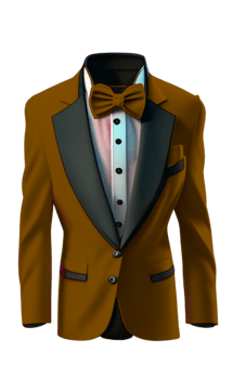 Tuxedo Jacket in Color AI Generated with Custom Edits png