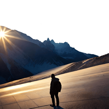 Majestic Mountain Landscape generative with AI png