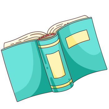 School Materials Cartoon Book png
