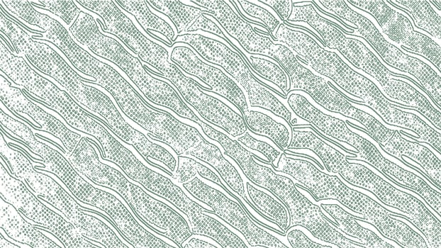 Dark green cells arranged diagonally on the background vector