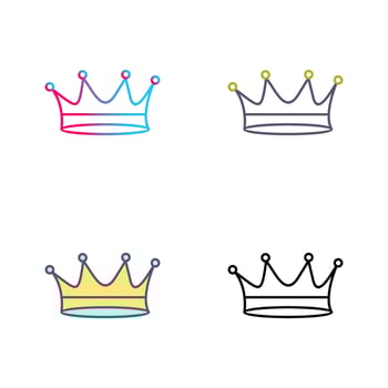 King Crown Vector Icon