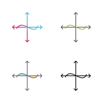 Unique Graph Vector Icon